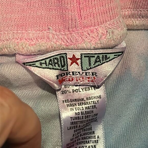 Hard Tail Girls Tie Dye Terry Drawstring Shorts, Size M 10/12 - Picture 3 of 6